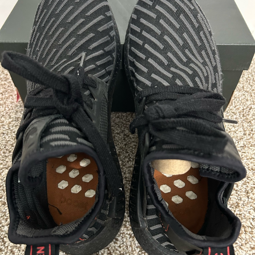 Adidas Black And Gray Men's Sneakers Nmd_xr1 Pk Ba7214, Size 9